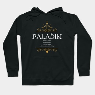 Paladin Paladins Warrior Dungeons Crawler and Dragons Slayer Hoodie